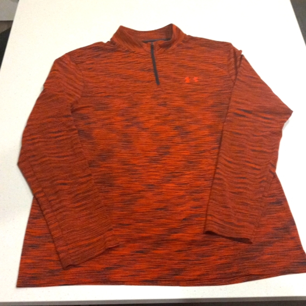 Under Armour Heatgear Mens 1/4 Zip Pullover Shirt (Size: XXL)